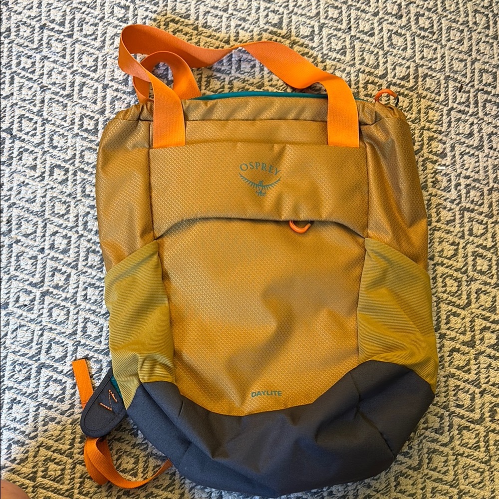 OSPREY Orange and Black Backpack